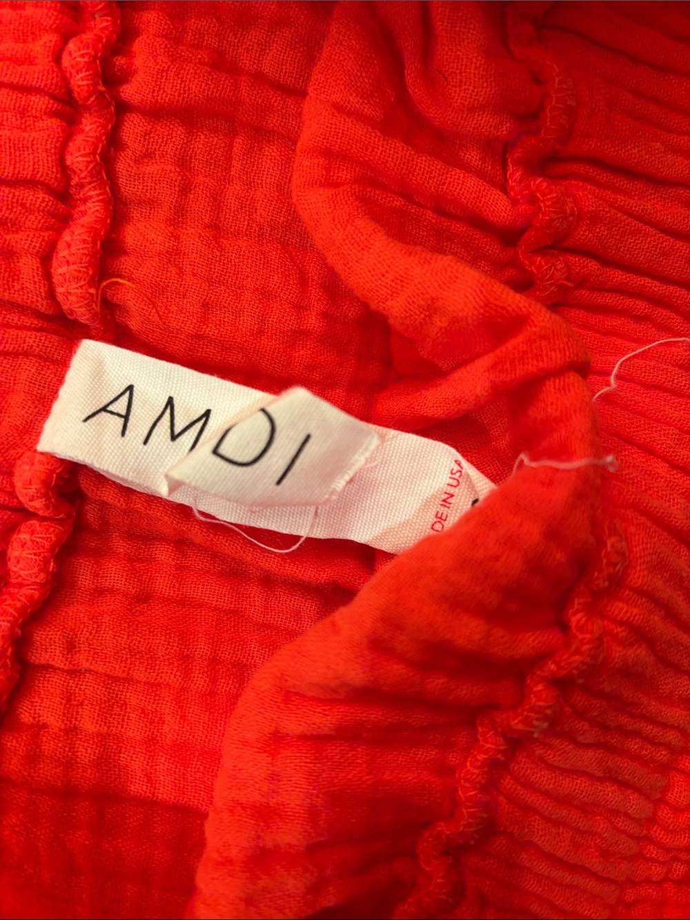 Red Off-Shoulder Ruffled Top - Picture 3 of 5